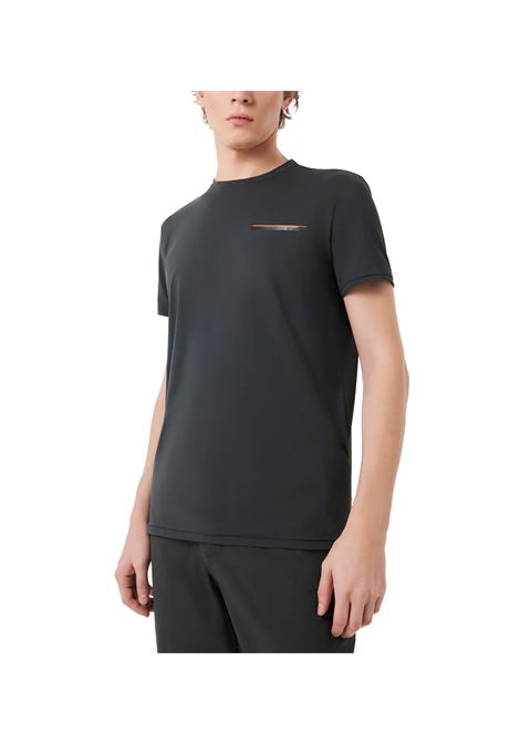 T-shirt Rrd Oxford Pocket Shirty uomo 25212 Verde poliammide monocroma fit leggero RRD | T-shirt | 2521220