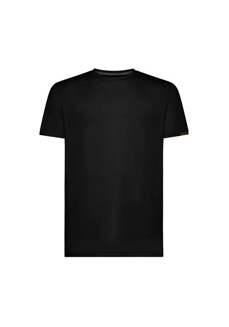 T-shirt Rrd Oxford Logo uomo 25216 Nera monocroma logo traspirante RRD | T-shirt | 2521610