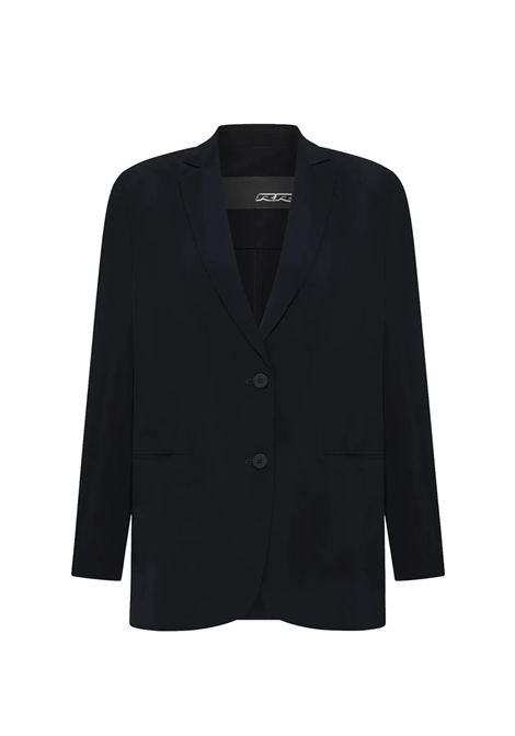 Giacca RRD donna 25551 10 Terzilight boyfriend wom blazer Blue Black a duee bottoni RRD | Giacche | 2555110