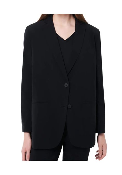 Giacca RRD donna 25551 10 Terzilight boyfriend wom blazer Blue Black a duee bottoni RRD | Giacche | 2555110