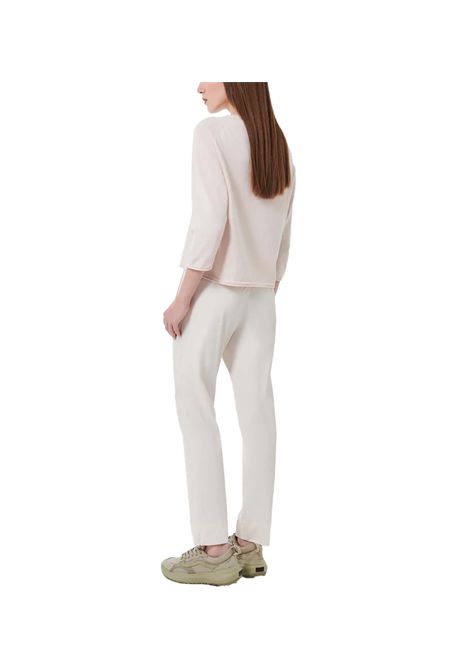 Maglia Rrd Cottonissimo Round Wom Knit donna 25602 Rosa cotone crepe girocollo  RRD | Maglie | 2560241