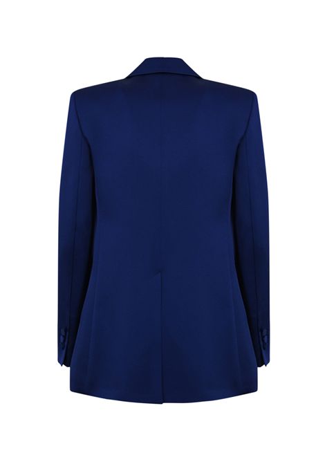 Blazer Studio Max Mara donna Galazia 2516041023600 Blu scollo a v revers polsini vestibilità over STUDIO | Blazer | 2516041023600036