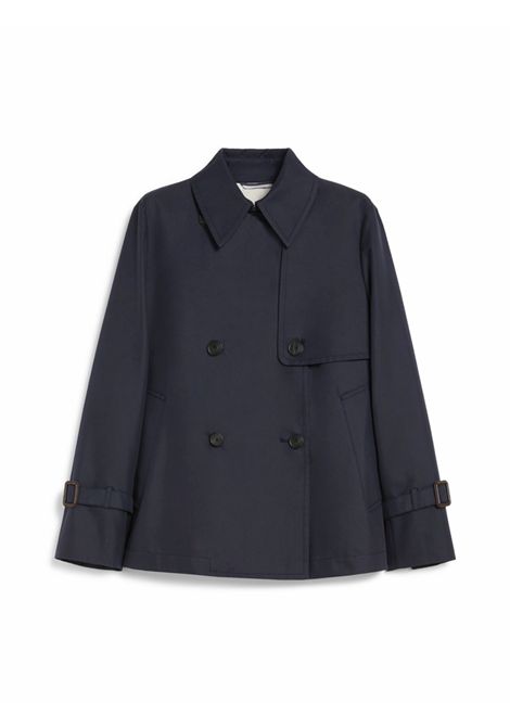 Trench Weekend donna 2515021041600 blu corto gabardina antigoccia WEEKEND | Trench | 2515021041600006