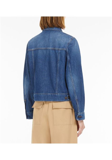 Giubbino Weekend donna 2515041051600 blu denim cotone WEEKEND | Giubbini | 2515041051600008