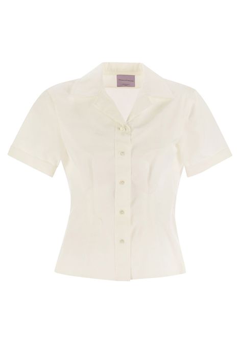 Camicia Weekend donna Ballo 2515111016600 Bianca colletto maniche corte femminile bottoni madreperla parigina WEEKEND | Camicia | 2515111016600016