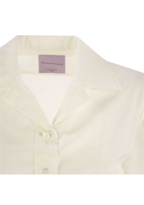 Camicia Weekend donna Ballo 2515111016600 Bianca colletto maniche corte femminile bottoni madreperla parigina WEEKEND | Camicia | 2515111016600016