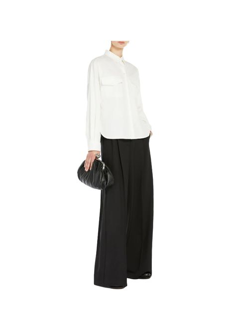 Camicia Weekend donna Skipper 2515111021600 Bianca colletto classico manica lunga toppa patta asimmetrico  WEEKEND | Camicia | 2515111021600001