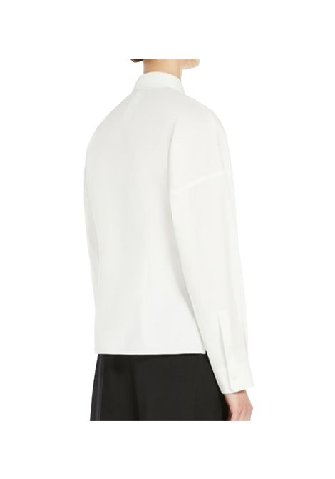 Camicia Weekend donna Skipper 2515111021600 Bianca colletto classico manica lunga toppa patta asimmetrico  WEEKEND | Camicia | 2515111021600001