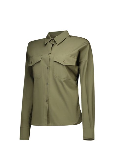 Camicia Weekend donna Skipper 2515111021600 Bianca cotone popeline asimmetrico bottoni WEEKEND | Camicia | 2515111021600021