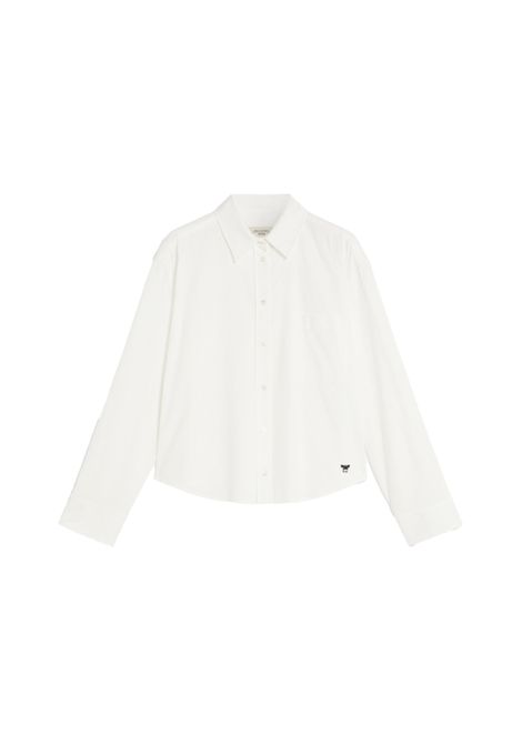 Camicia Weekend donna Apice 2515111101600 Bianco cotone colletto taschino manica lunga carrè ricamato WEEKEND | Camicia | 2515111101600001