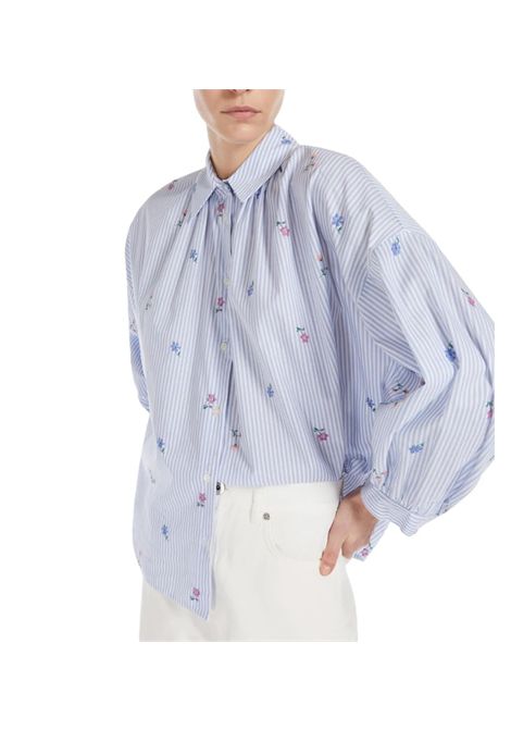 Camicia Weekend donna Gilly 2515111132600 Fantasia fiori righe punta maniche lunghe palloncino spacchi WEEKEND | Camicia | 2515111132600001