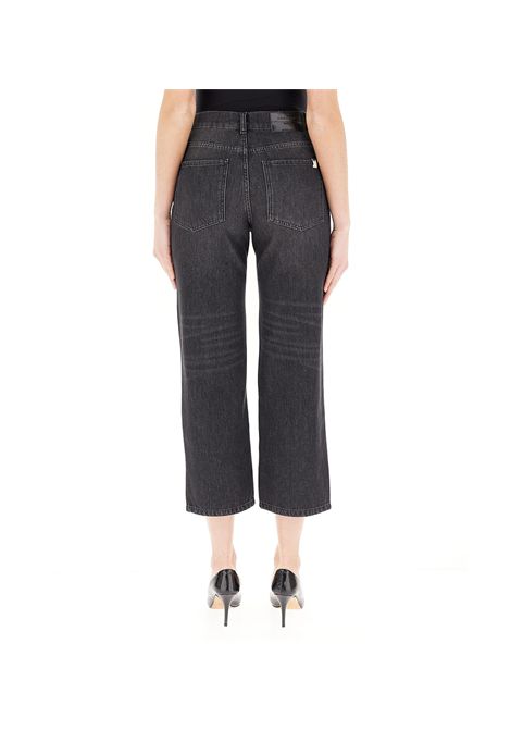 Jeans Weekend donna Manetta 2515181021600 Grigio ricamo farfalla logo zip bottone chiodo paillette canottiglie WEEKEND | Jeans | 2515181021600025
