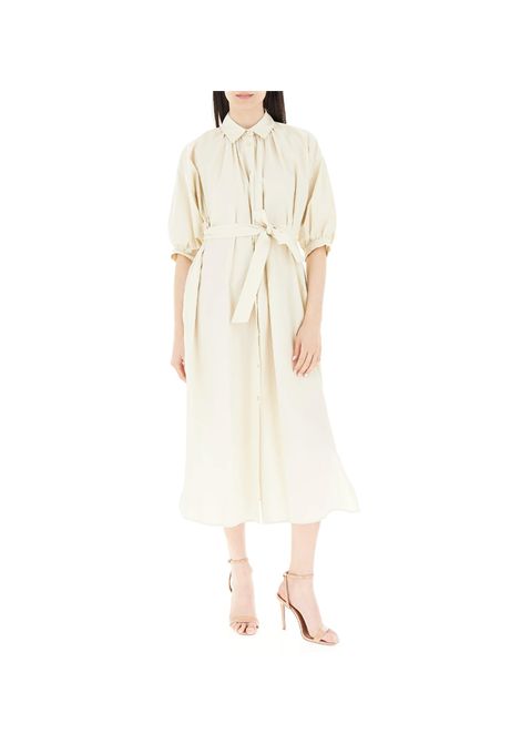 Abito Weekend donna Catone 2515221042600 Beige chemisier cotone palloncino midi regular fit WEEKEND | Abiti | 2515221042600009