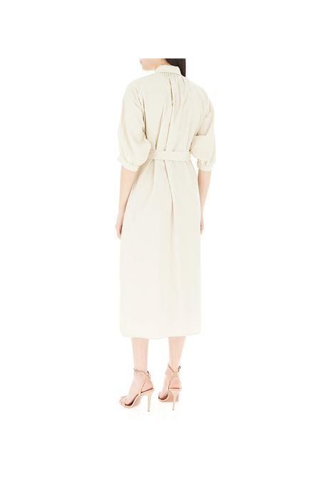 Abito Weekend donna Catone 2515221042600 Beige chemisier cotone palloncino midi regular fit WEEKEND | Abiti | 2515221042600009