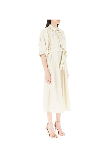 Abito Weekend donna Catone 2515221042600 Beige chemisier cotone palloncino midi regular fit WEEKEND | Abiti | 2515221042600009