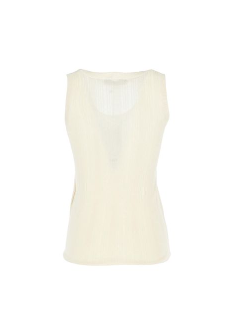 Canotta Weekend donna Ceylon 2515361012600 Beige costine poliammide viscsa WEEKEND | Canotte | 2515361012600001