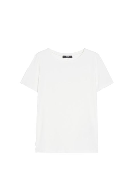 T-shirt Weekend donna Multib 2515371011600 Bianca cotone elastan manica corta girocollo linea dritta WEEKEND | T shirt | 2515371011600001