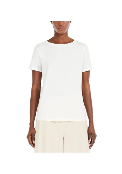 T-shirt Weekend donna Multib 2515371011600 Bianca cotone elastan manica corta girocollo linea dritta WEEKEND | T shirt | 2515371011600001