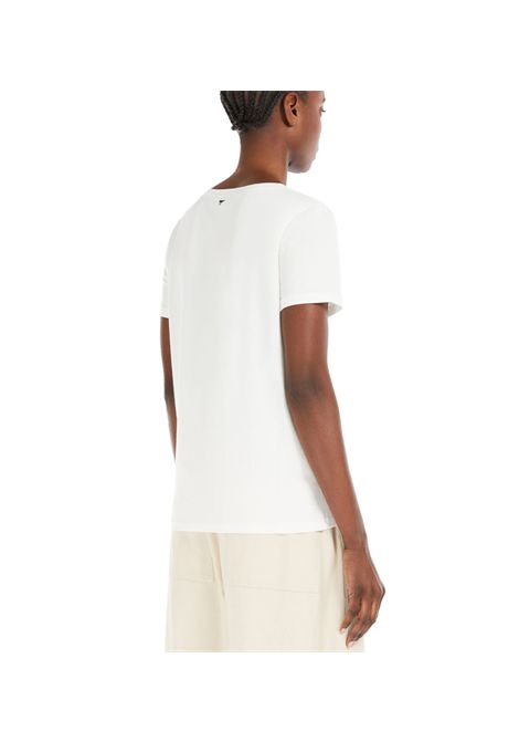 T-shirt Weekend donna Multib 2515371011600 Bianca cotone elastan manica corta girocollo linea dritta WEEKEND | T shirt | 2515371011600001