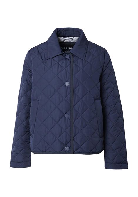 Giacca Weekend donna Vadier 2515481021600 Blu poliestere antigoccia colletto a camicia tasche a filetto  WEEKEND | Giubbino | 2515481021600016