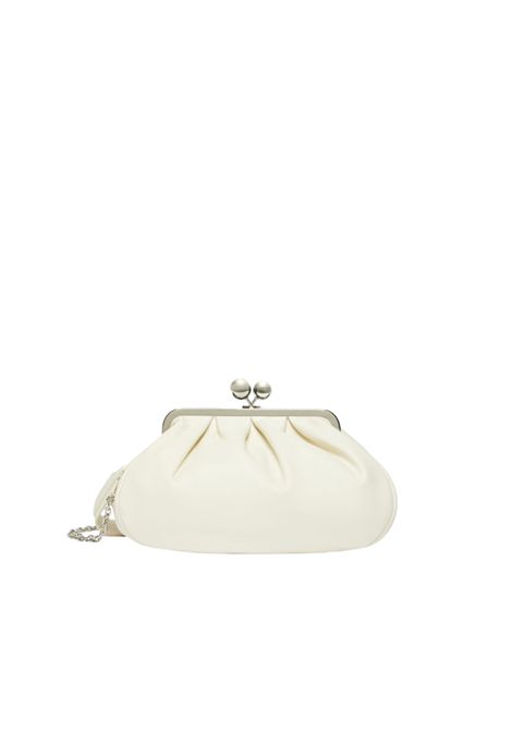 Borsa Weekend donna Cubico 2515511024600 Bianca pelle nappa lucida twill tracolla catena crossbody sottospalla boules WEEKEND | Borse | 2515511024600040