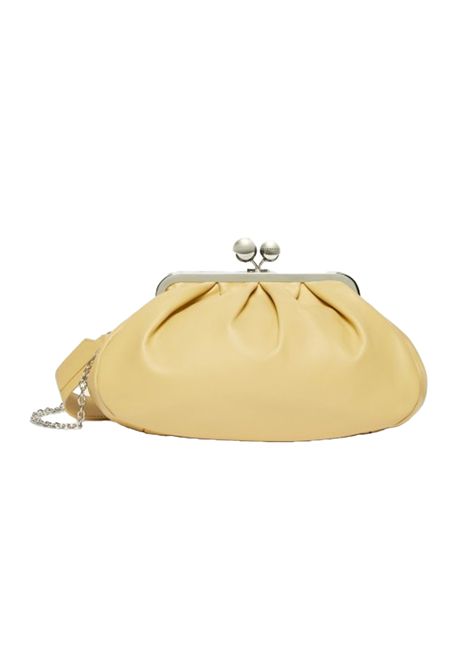 Borsa Weekend Max Mara donna Cubico 2515511024600 Ocra pelle elegante tracolla clip WEEKEND | 2515511024600041