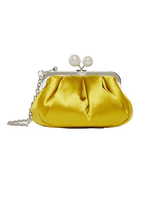 Borsa Weekend Max Mara donna 255511094600 Emmy verde acido giallo pave clutch small WEEKEND | Borse | 2515511094600004