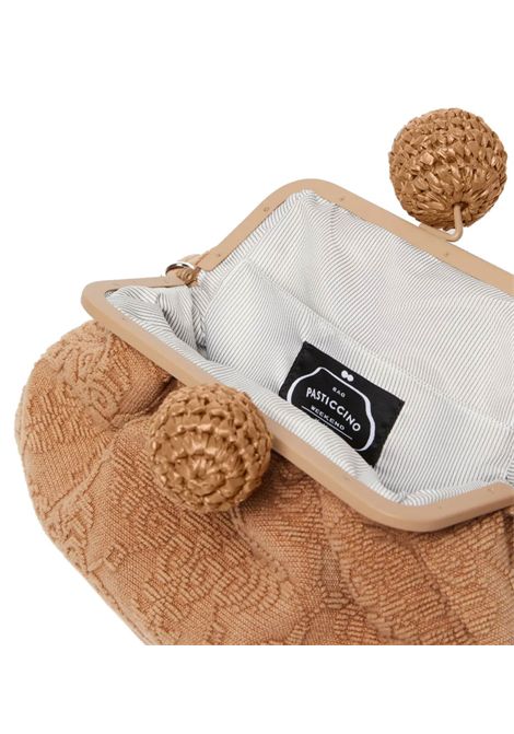 Borsa Weekend Max Mara donna 25155111156 Oblare marrone jaquard media WEEKEND | Borse | 2515511115600002