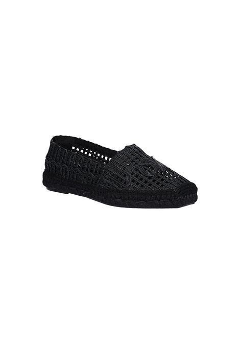 Espadrillas Weekend donna Ilmes 2515521135600 Nere rafia viscosa gomma WEEKEND | Scarpa | 2515521135600006