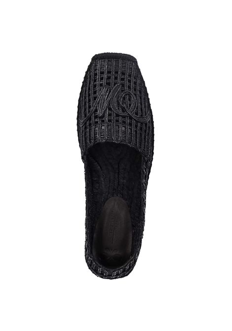 Espadrillas Weekend donna Ilmes 2515521135600 Nere rafia viscosa gomma WEEKEND | Scarpa | 2515521135600006