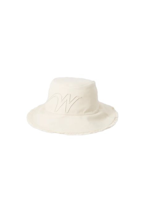 Cappello Weekend donna Metello 2515571035600 Bianco cloche twill ricami WEEKEND | Cappelli | 2515571035600002