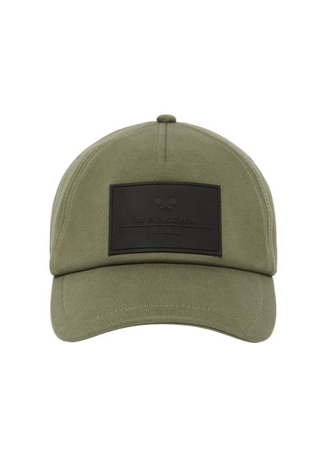 Cappello Weekend donna Alloro 2515571064600 Verde baseball visiera canvas cotone etichetta WEEKEND | Cappelli | 2515571064600003