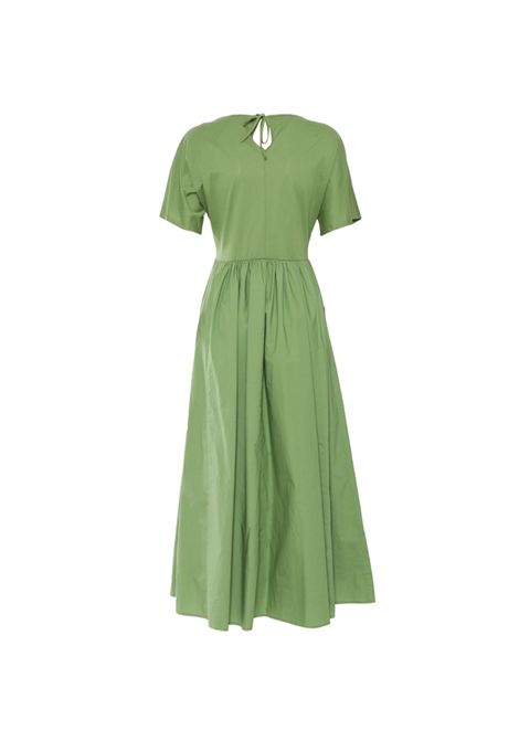 Abito Weekend donna Bronzo 2515621082600 Verde jersey cotone manica corta laccetti kimono scollo a V WEEKEND | Abiti | 2515621082600005