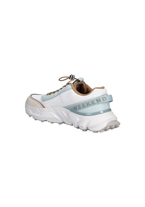 Sneakers Weekend donna Albatro 2515761034600 Azzurra tessuto pelle stringata lacci coulisse gomma WEEKEND | Scarpa | 2515761034600001
