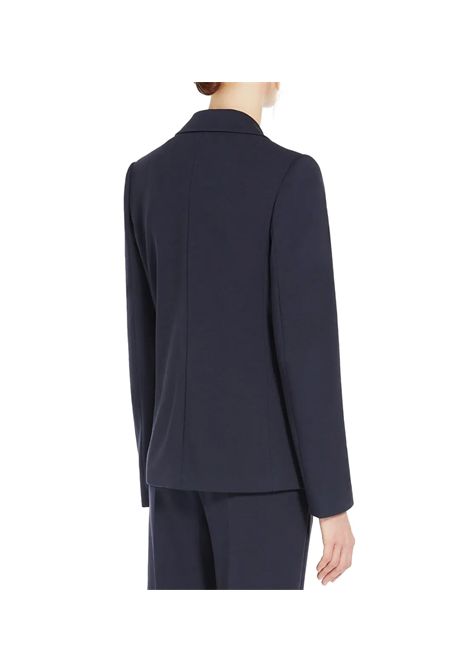 Blazer Weekend donna Guelfi 2515911041600 Blu cotone doppiopetto tessuto rever tasche WEEKEND | Giacche | 2515911041002