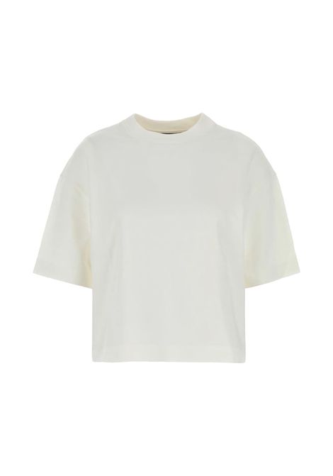 T-shirt Weekend donna Georgia 2515941021600 Bianca cotone viscosa girocollo maniche corte logo WEEKEND | T-shirt | 2515941021600003