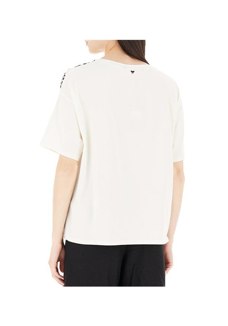 T-shirt Weekend donna Pampas 2515941082600 Beige cotone oversize girocollo jersey WEEKEND | T-shirt | 2515941082600007