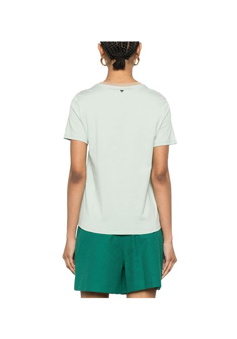 T-shirt Weekend donna Vello 2515971051600 Verde cotone linea dritta manica corta a giro girocollo WEEKEND | T-shirt | 2515971051600002