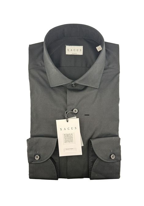 Camicia Xacus uomo 55816113 nera tailor fit XACUS | Camicie | 55816113003