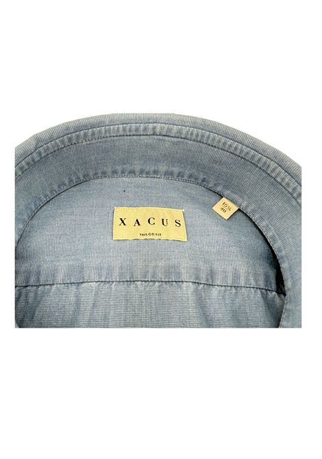 Camicia Xacus uomo 72281126 denim cotone tailor fit XACUS | Camicie | 72281126001