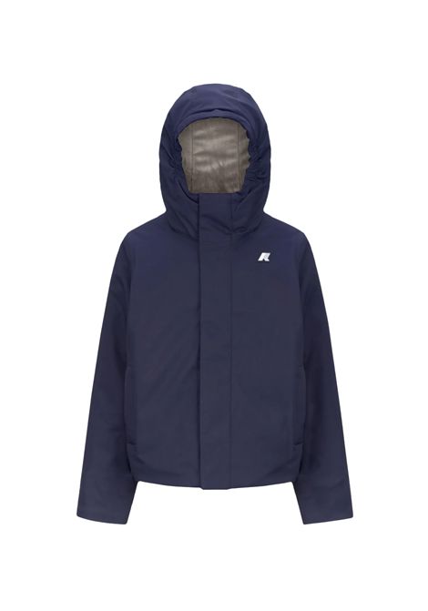 Giubbino K-WAY bambino P.JACKO TWILL MARMOTTA K1128FW Blu  impermeabilità isolamento termico leggero finiture curate K-WAY | Giubbini | K1128FWB2B
