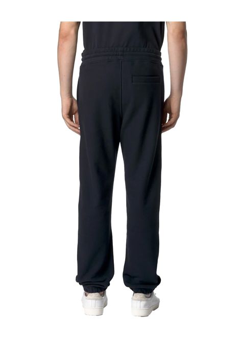Pantalone K-WAY uomo MICKYEL HEAVY FLEECE K2126LW Blu tessuto felpato lato interno garzato effetto termico fondo in costina vita regolabile K-WAY | Pantaloni | K2126LWK89