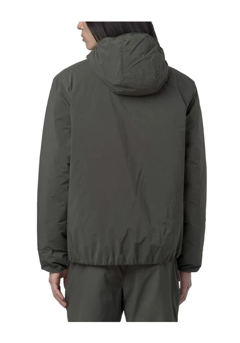 Giubbino K-WAY uomo JACK PLAIN WARM K2136DW Verde giacca corta materiali tecnici idrorepellenti imbottita con Primaloft riciclato vestibilità slim(Collezione Autunno Inverno) K-WAY | Giubbini | K2136DWWMR
