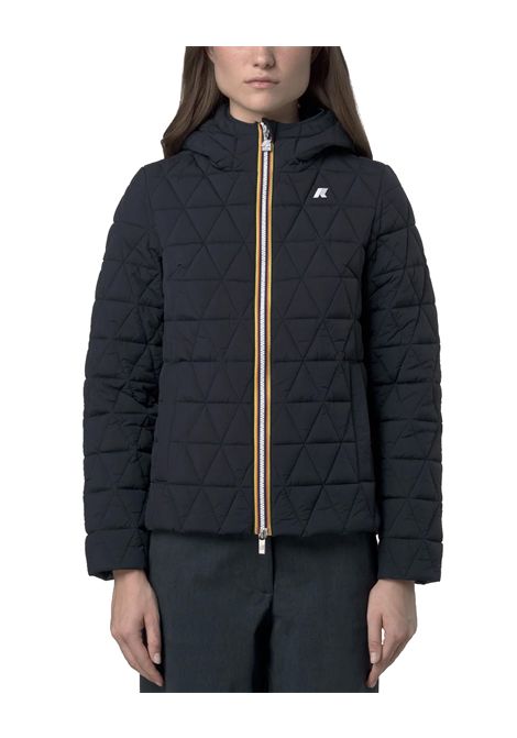 Giubbino K-WAY donna LIL DIAMOND QUILTED WARM K2136EW Blu imbottitura primaloft nylon idrorepellente antivento cucinture K-WAY | Giubbini | K2136EWK89