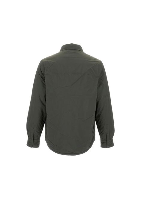 Giacca K-WAY uomo UMBERT PLAIN WARM JACKET K2136JW Verde in nylon con una miscela resistente chiusura frontale con bottoni colletto classico polsini regolabili comode tasche sul petto K-WAY | Giacche | K2136JWWMR