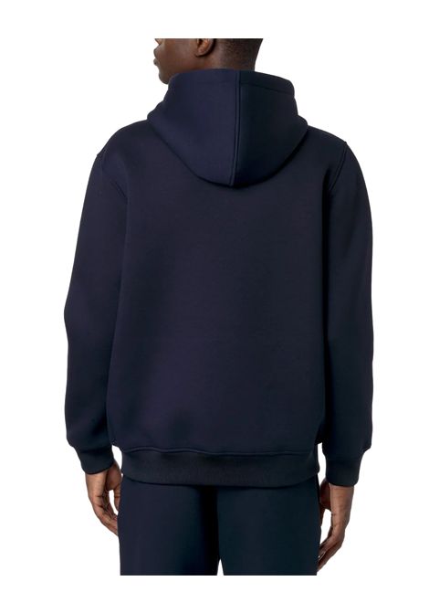 Felpa K-WAY uomo BERNIE SPACER K2141EW Blu capo in fleece cappuccio regolabile tasca frontale a marsupio vestibilità regolare K-WAY | Felpe | K2141EWK89