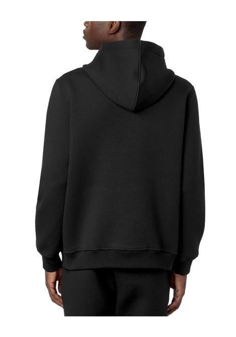 Felpa K-WAY uomo BERNIE SPACER K2141EW Nera capo in fleece cappuccio regolabile tasca frontale a marsupio vestibilità regolare K-WAY | Felpe | K2141EWUSY