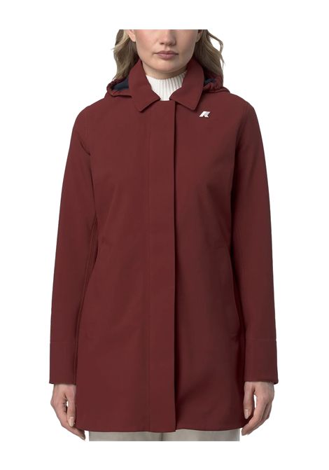 Giubbino K-WAY donna MATHY BONDED K2148BW Bordeaux K-WAY | K2148BWB3P