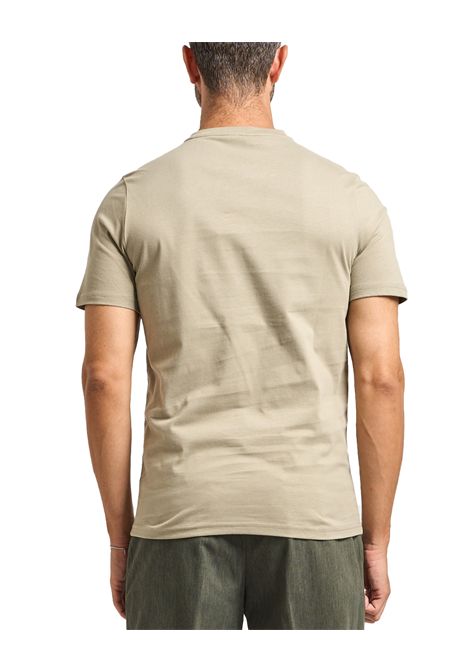 T-shirt K-WAY uomo K3136RW Beige vestibilità regular fit girocollo silhouette clean logo discreto sul petto K-WAY | T-shirt | K3136RW633