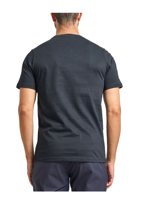 T-shirt K-WAY uomo K3136RW Nera vestibilità regular fit girocollo silhouette clean logo discreto sul petto K-WAY | T-shirt | K3136RWUSY